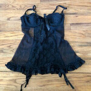 Victoria's Secret Sexy Little Things Bustier Corset, 34 B
